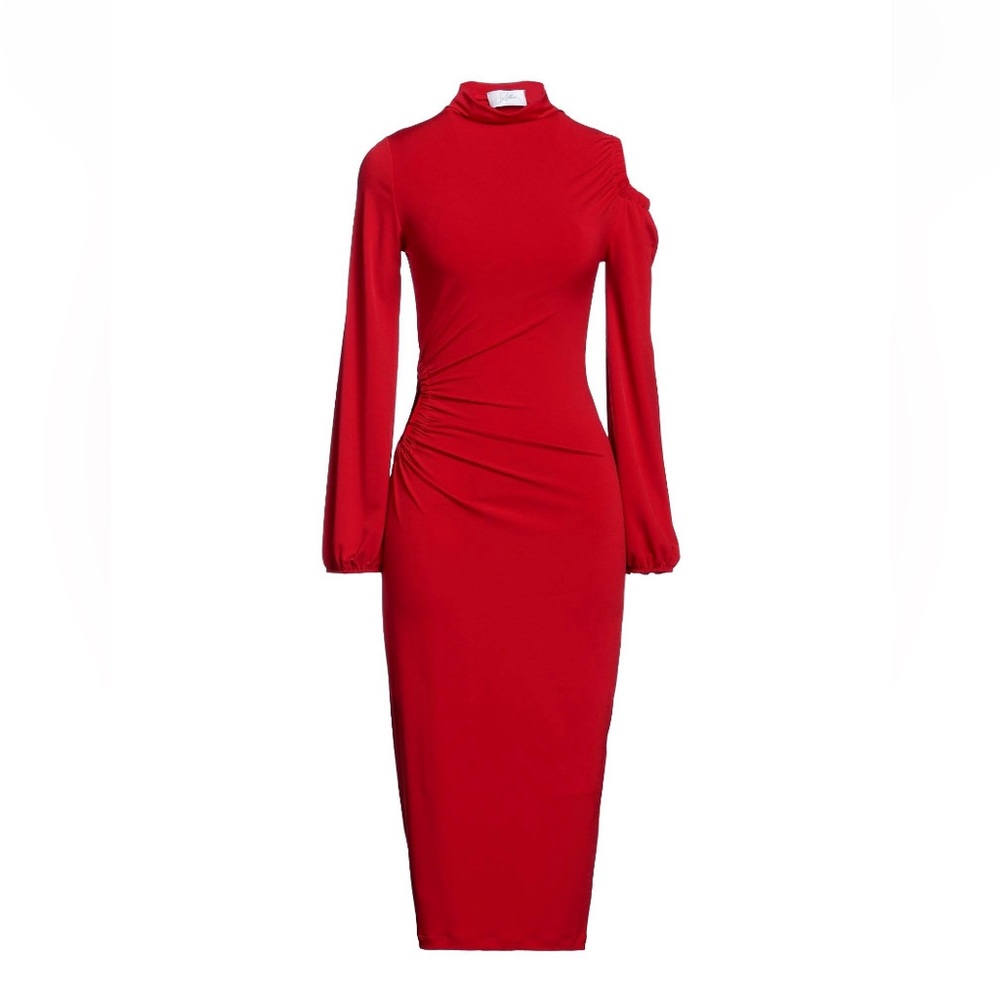 Elegant Red Women's Dress